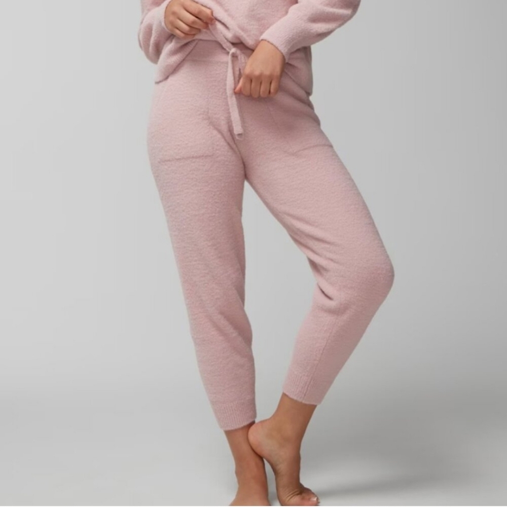 Soma Ultra Plush Cozy Ankle Pant In Vintage Pink Size Large New